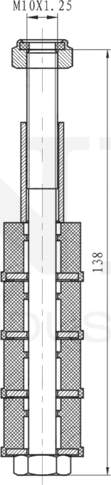 Тяга/стойка стабилизатора (Unio). Артикул SSP-50015