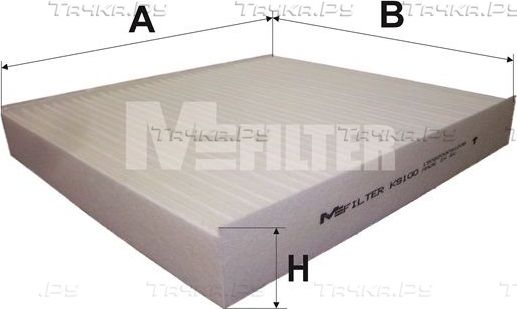 Салонный фильтр MFilter для Citroen C-Crosser 2007-2013. Артикул K 9100