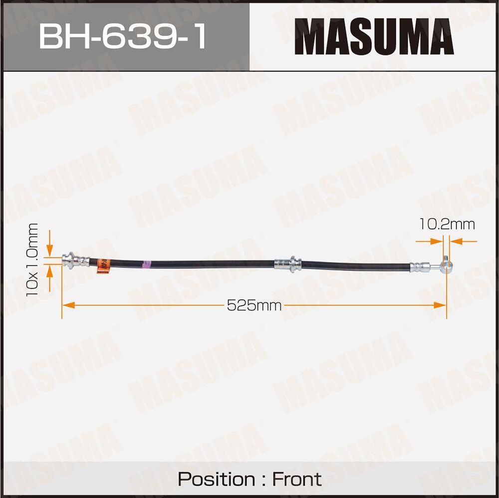 Тормозной шланг Masuma. Артикул BH-639-1