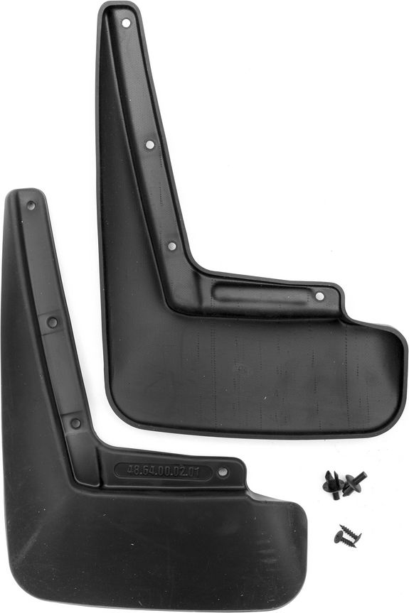 Брызговики Frosch (в пакете) задняя пара для Toyota Corolla E180/E170 седан 2013-2019. Артикул NLF.48.64.E10