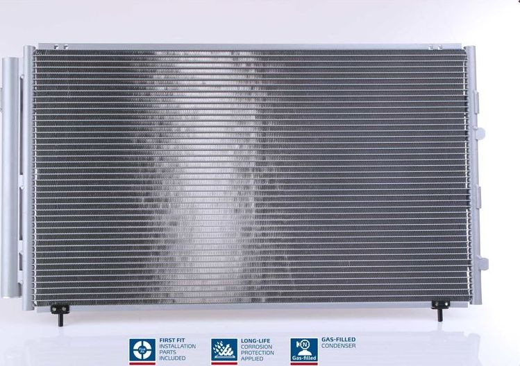 Радиатор кондиционера (конденсатор) Nissens (алюминий). Артикул 94608