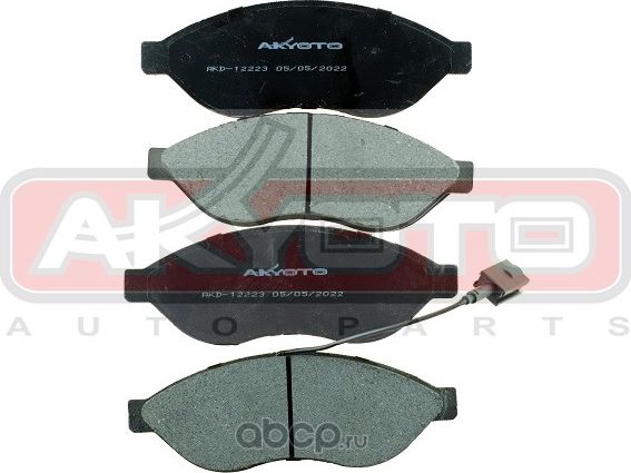 КОЛОДКИ ТОРМОЗНЫЕ (Asva). Артикул AKD12223