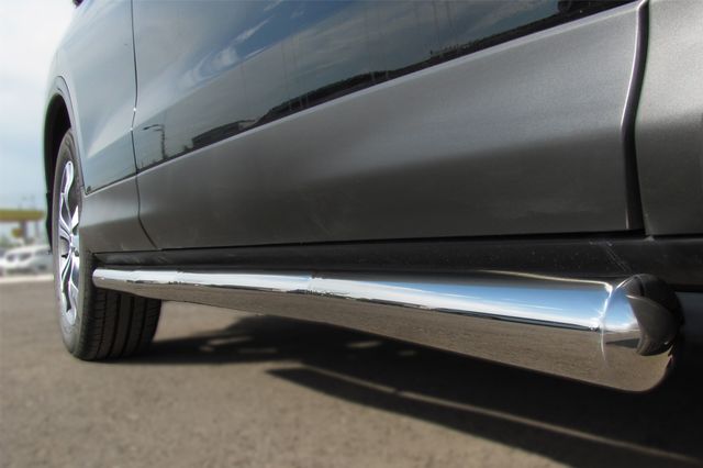 Защита порогов RusStal труба d76 (вариант 3) для Honda CR-V III 2009-2012. Артикул HNT-0002243