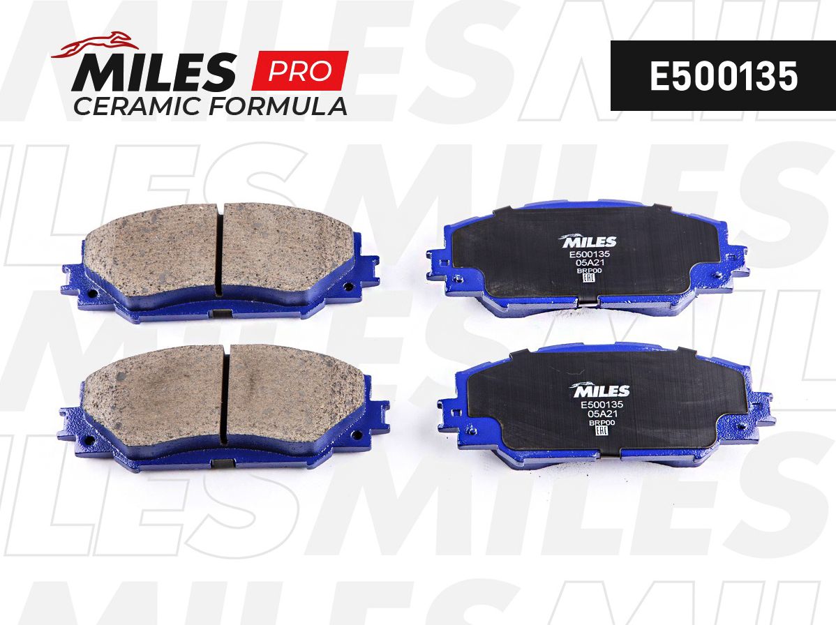 Тормозные колодки Miles (Керамика). Артикул E500135