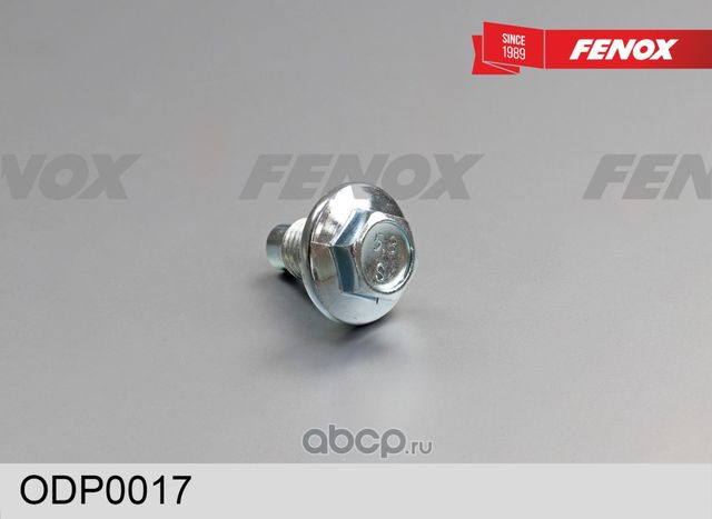 Пробка резьбовая FORD M17x38x37 (Fenox). Артикул ODP0017