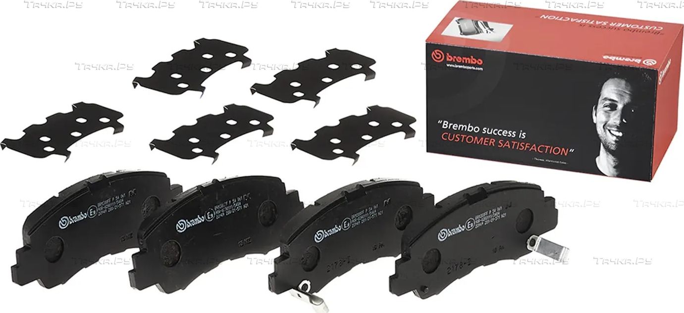 Тормозные колодки Brembo PRIME LINE. Артикул P 54 061