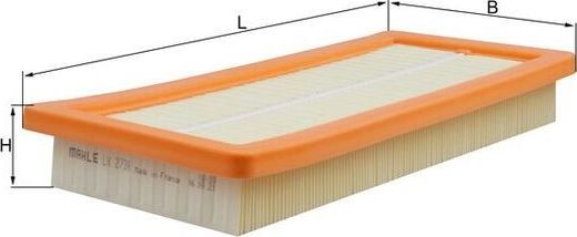 Воздушный фильтр Mahle. Артикул LX 2738