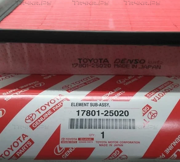 Воздушный фильтр Toyota для Lexus ES VII 2018-2026. Артикул 1780125020