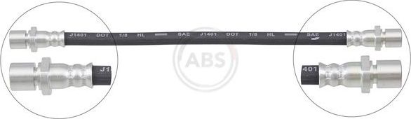 Тормозной шланг ABS задний внутренний для Subaru Outback II 2000-2003. Артикул SL 6184