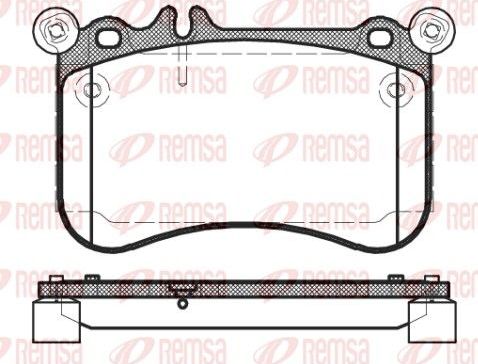 Тормозные колодки Remsa. Артикул 1465.00