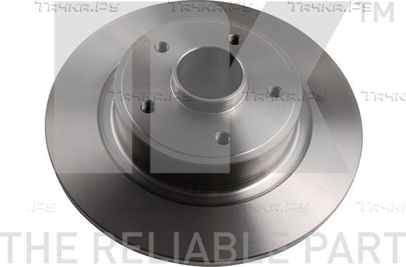 Тормозной диск NK задний для Renault Grand Scenic II 2005-2008. Артикул 203931