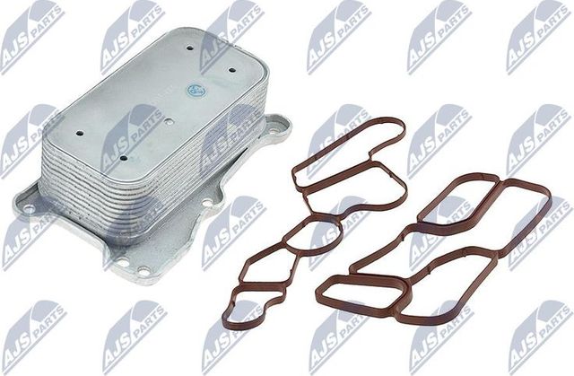 Радиатор масляный (маслоохладитель) для двигателя NTY (алюминий). Артикул CCL-ME-009