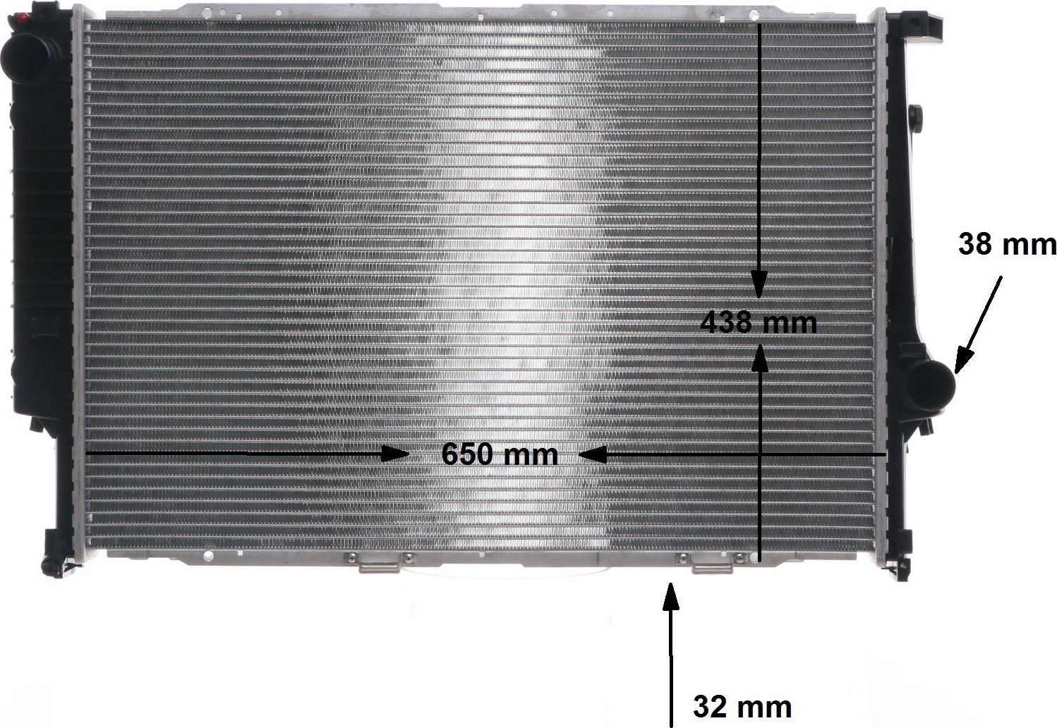 Радиатор охлаждения двигателя Mahle Behr. Артикул CR 287 000S
