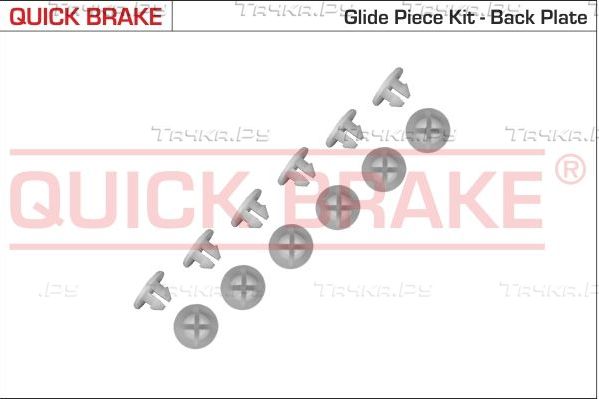 Монтажный комплект тормозных колодок 6859K Quick Brake. Артикул 6859K
