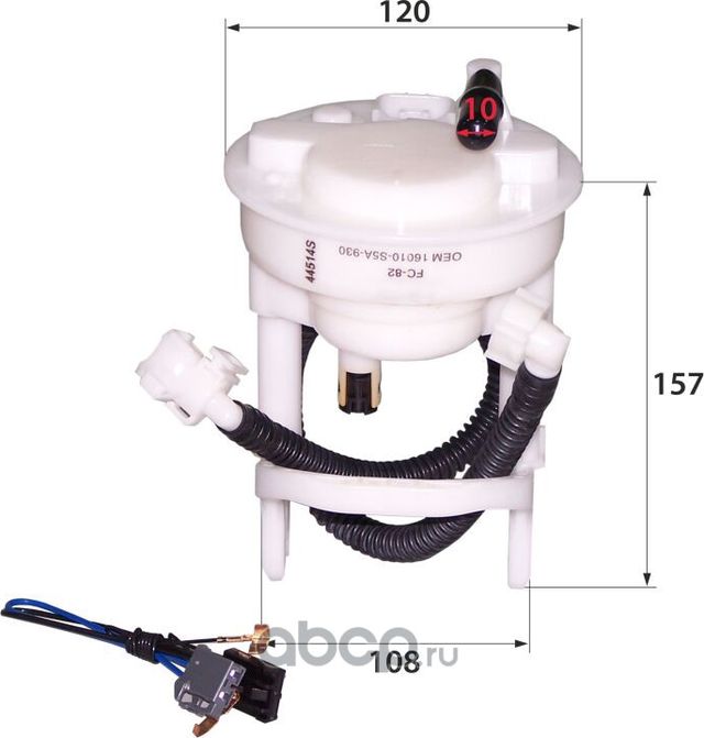 FC-82 16010-S5A-932 (ФИЛЬТР ТОПЛИВНЫЙ) (RB-Exide). Артикул FC82