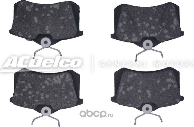 Тормозные колодки ACDelco задние для Audi A1 I (8X) 2012-2018. Артикул 19374455