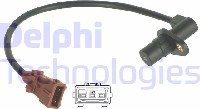 Датчик положения коленвала Delphi для Fiat Scudo I 1996-2006. Артикул SS10736-12B1