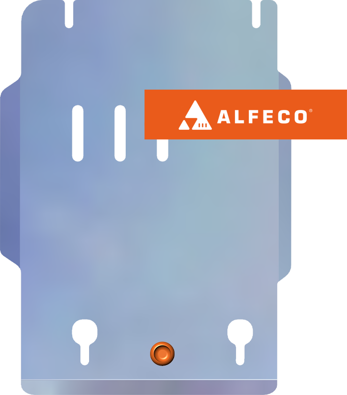 Защита алюминиевая Alfeco для АКПП Volkswagen Touareg II 2010-2018. Артикул ALF.26.06AL4