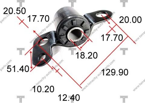 Сайлентблок переднего рычага подвески Tenacity. Артикул AAMTO1002