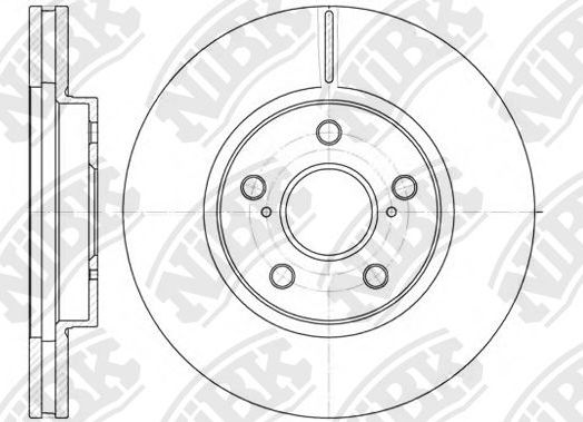 Тормозной диск NiBK. Артикул RN1946