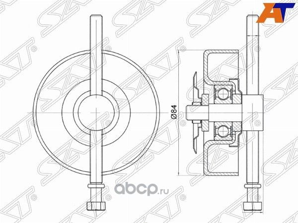 НАТЯЖНОЙ РОЛИК РЕМНЯ КОНДИЦИОНЕРА INFINITI FX35NI (SAT). Артикул ST119254W000