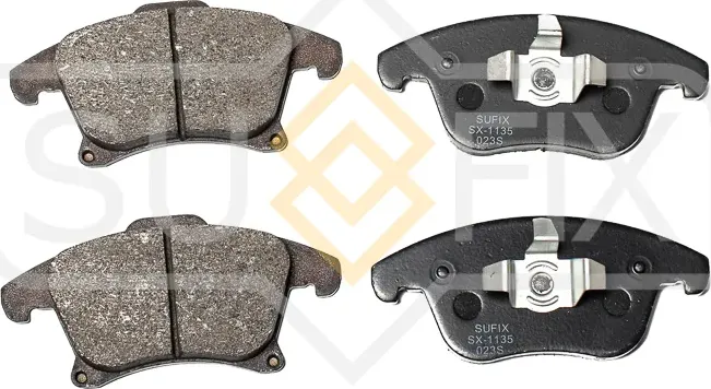 Колодки тормозные передние (Sufix). Артикул SX1135