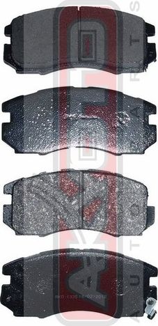 Тормозные колодки Akyoto Packing AKYOTO передние для Subaru Legacy II 1994-1999. Артикул AKD-1335