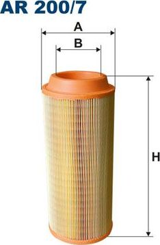 Воздушный фильтр Filtron. Артикул AR 200/7