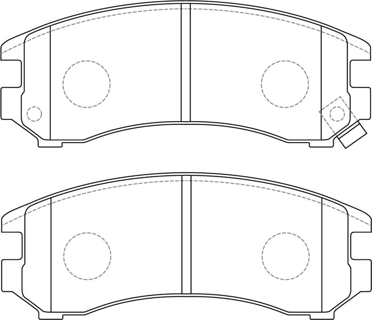 Тормозные колодки NiBK. Артикул PN2367