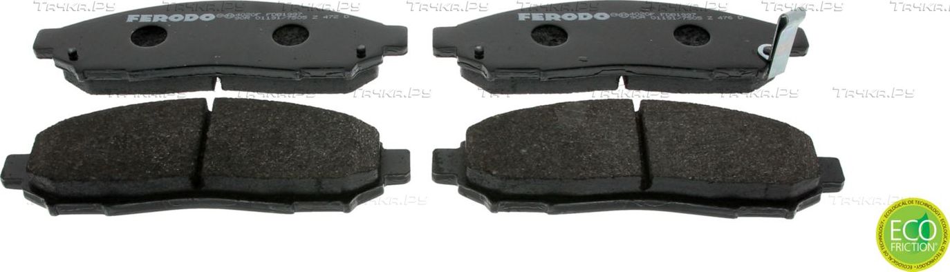 Тормозные колодки Ferodo Premier Eco Friction передние для Nissan NV200 2014-2026. Артикул FDB1997