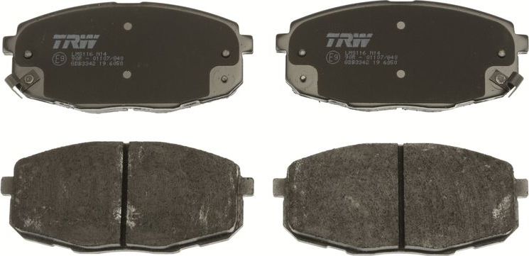 Тормозные колодки TRW COTEC. Артикул GDB3342