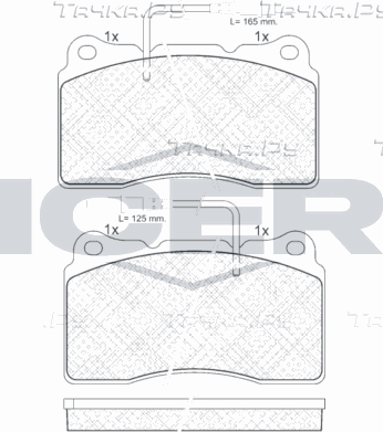 Тормозные колодки Icer для Peugeot 807 I 2002-2014. Артикул 181699