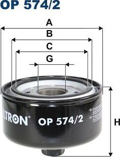 Масляный фильтр Filtron. Артикул OP 578