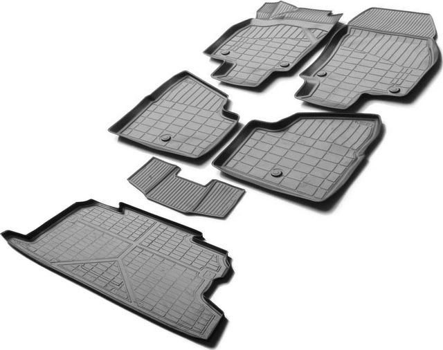 Комплект ковриков Rival для салона и багажника Opel Astra H рестайлинг седан 2006-2011. Артикул K14202004-2