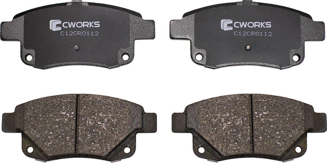 Колодки тормозные задние (Low Metallic) (Cworks). Артикул C12CR0112