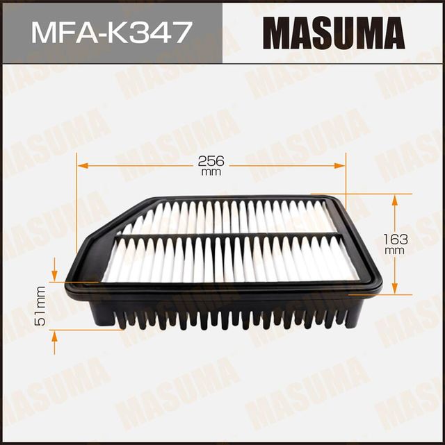 Воздушный фильтр Masuma. Артикул MFA-K347