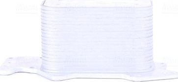 Радиатор масляный (маслоохладитель) для двигателя Nissens (алюминий) для Audi Q7 I (4L) 2006-2010. Артикул 90910