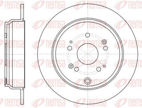 Тормозной диск Remsa. Артикул 61174.00