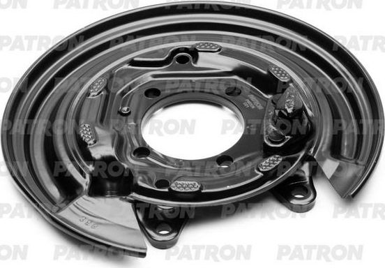 Кожух (щиток) тормозного диска Patron задний правый для Toyota Corolla E120, E130 2001-2007. Артикул PBS126