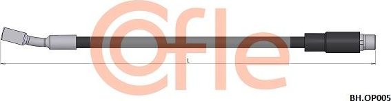 Тормозной шланг Cofle. Артикул 92.BH.OP005