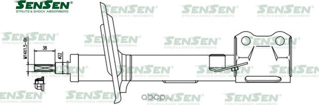 Аморт. перед. лев. Toyota HIGHLANDER/KLUGER (Sensen). Артикул 42142026