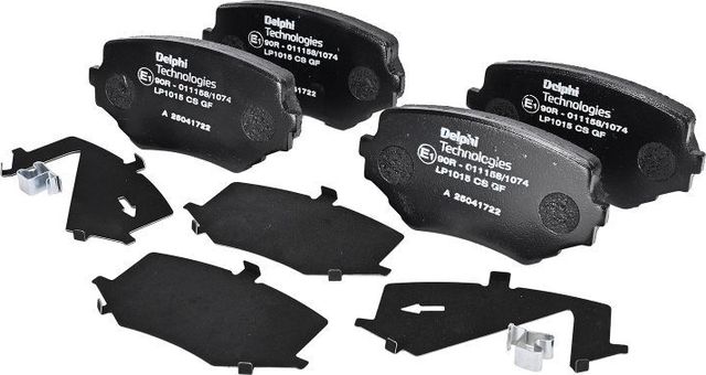 Тормозные колодки Delphi (Low-Metallic). Артикул LP1015
