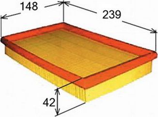 Воздушный фильтр JS Asakashi. Артикул A9404