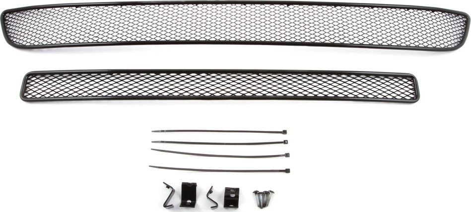 Сетка внешняя Arbori на бампер, черная 15мм (2 шт.) без декоративной накладки на передний бампер для Suzuki Vitara 2015-2026. Артикул 01-510415-151