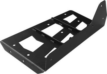 Кронштейн переходной OJ крепления кронштейна канистры 14.111.NN на калитку совместно с запаской до 33 с левой стороны от колеса. Артикул 14.126.01