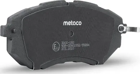 Колодки тормозные передние к-кт (Metaco). Артикул 3000193