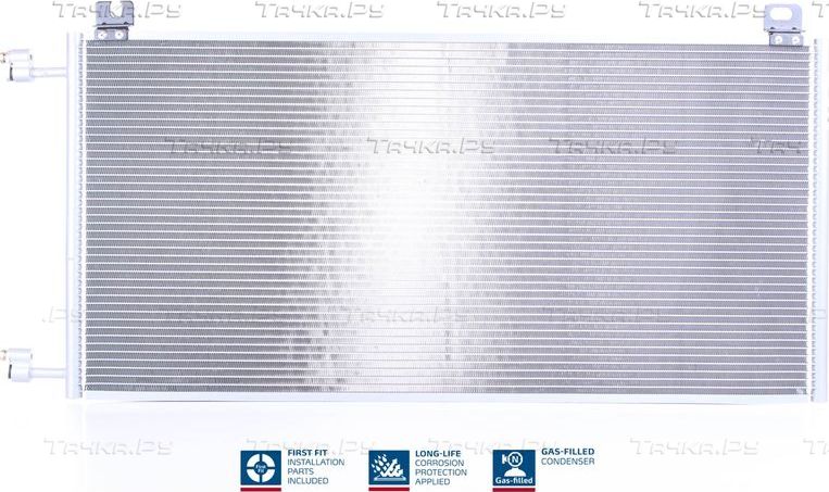 Радиатор кондиционера (конденсатор) Nissens (алюминий). Артикул 94967