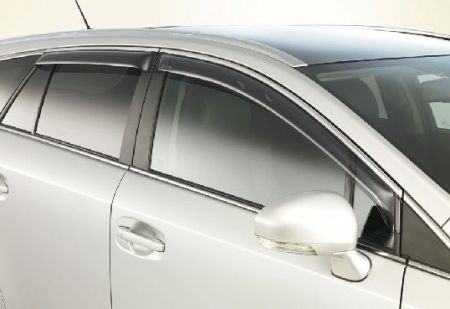 Дефлекторы Toyota (оригинал) для окон Toyota Avensis III универсал 2009-2026 Черный. Артикул PZ451-T5533-ZA