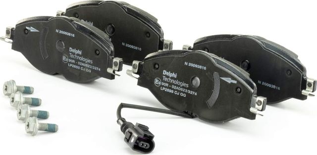 Тормозные колодки Delphi передние для Audi A8 III (D4) 2013-2018. Артикул LP2698