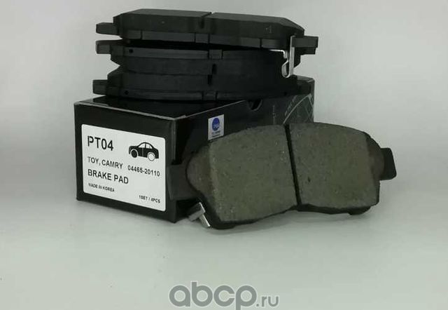 Колодки тормозные передние (HI-TEC). Артикул PT04
